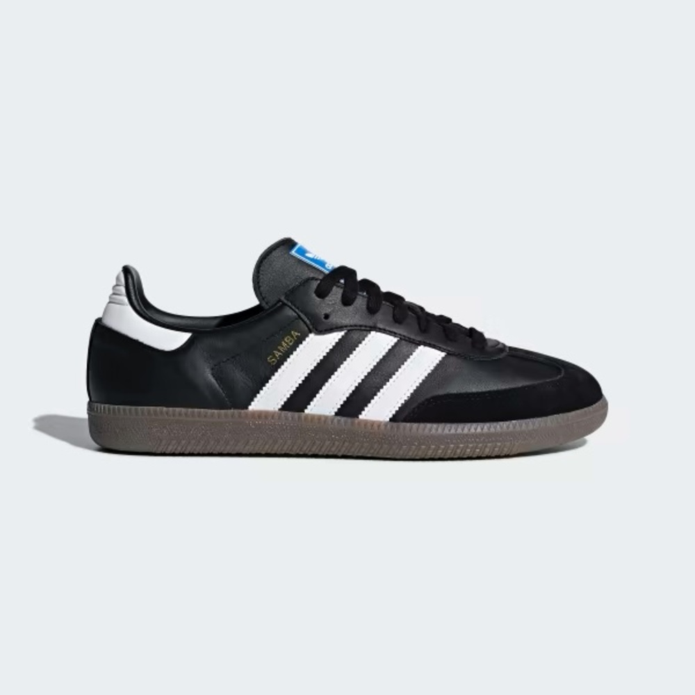 Adidas Samba Women’s size 8.5/9, men’s 7 - Black with white stripes - Picture 2 of 13